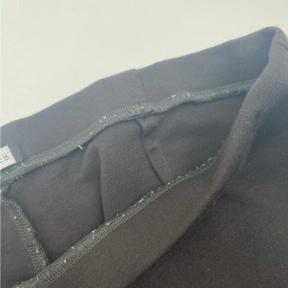 EILEEN FISHER Pants Black Stretch Pullon Pants Spandex Washable Size Medium - Picture 8 of 11